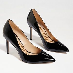 Sam Edelman Black Patent Heels 7.5